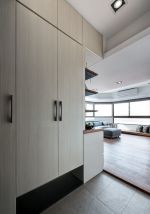 35平米休闲风现代简约单身公寓设计案例。