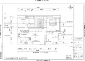 60平米小两居室户型图2023