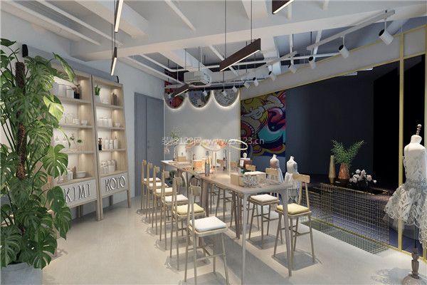 中街大悦城刺绣工坊60平米装修案例