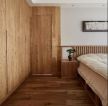 2023简约中式卧室设计木地板效果图