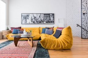 北欧风格室内懒人沙发设计图