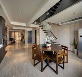 2023现代家装室内餐厅楼梯设计效果图
