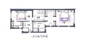 碧桂园300平米新中式风格装修案例