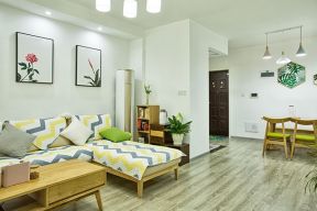 2023现代温馨家装新款客厅布艺沙发坐垫装修图片