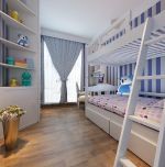 2023现代经典欧式儿童房高低床装修效果图