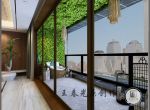 2023新中式家装客厅阳台装修效果图
