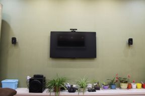 2023温馨现代简约硅藻泥电视墙背景装修效果图