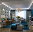 地中海风格客厅整体装修效果图案例