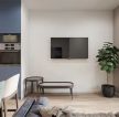 2023现代套房客厅电视墙设计装修效果图