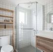 2023北欧风格卫生间淋浴房装修效果图片