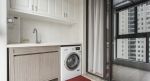 2023现代简单阳台洗衣机柜子装修