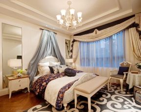 欧式奢华风格 床缦装修效果图片
