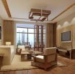 2023中式风格客厅实木折叠门设计图片