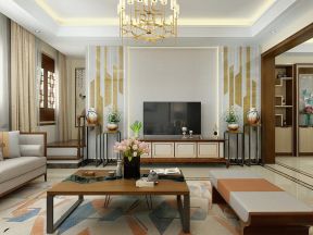 客厅中式设计 2020客厅装饰品图片大全