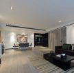 大平层客厅复合地板现代风格装修效果图