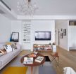2023现代简洁家装客厅电视墙设计案例