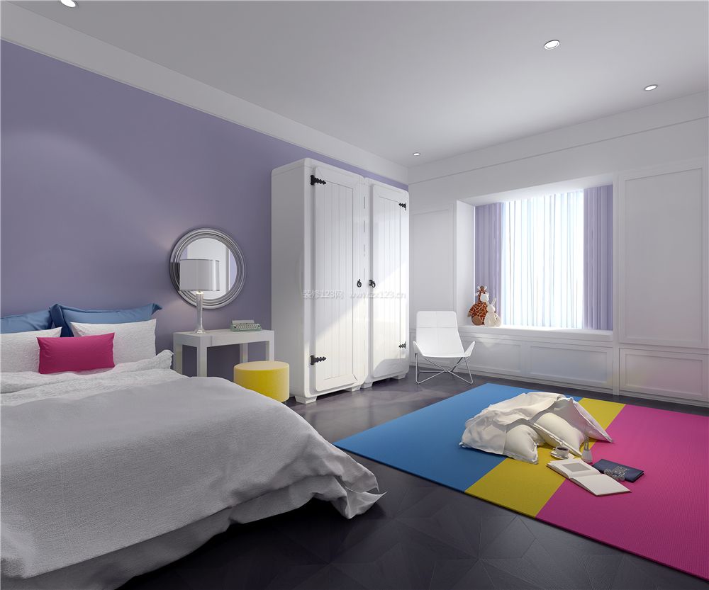现代别墅卧室装修效果图 2020卧室装修实景图片