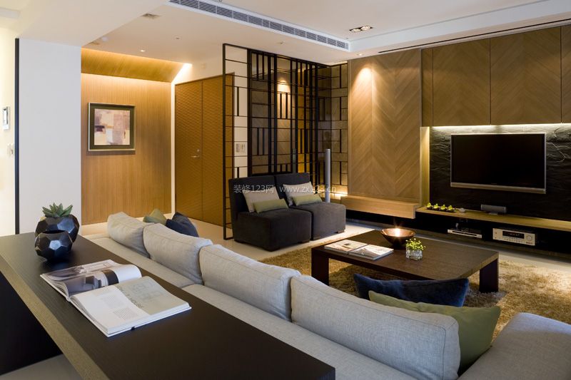 2023现代家装客厅实木茶几设计图片