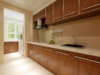 2023简约现代厨房实木橱柜门板装修效果图