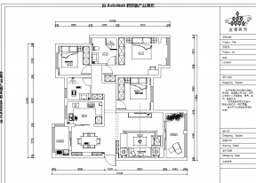 2023大平层简易四室两厅户型图