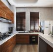 L型家庭厨房整体橱柜效果图2023