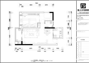 2023简约风格两室两厅户型图