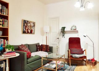 复古欧式小客厅家具设计图片