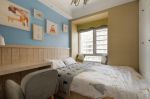 2023田园地中海风格卧室实木护墙板装修效果图片