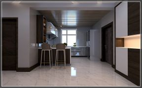 2023现代简约家装风格开放式厨房整体橱柜图片