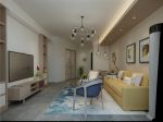 2023经典现代风格客厅黄色沙发装修设计效果图