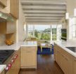 2023北欧风格厨房实木橱柜门板设计装修效果图