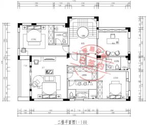 驿山高尔夫联排别墅装修效果图