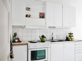 北欧风格厨房设计 2020外国厨房灶台图片