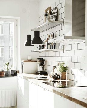 北欧风格厨房设计 2020厨房吊灯设计效果图欣赏