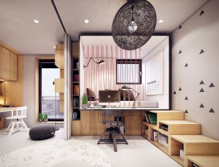 日式公寓卧室创意装修效果图
