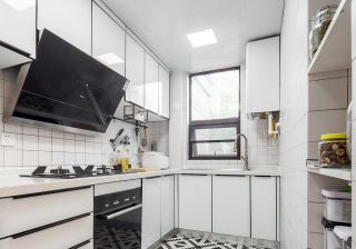 2023北欧风格厨房整体灶台油烟机设计图片