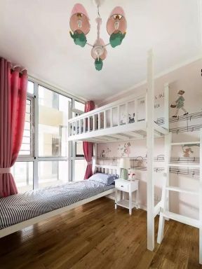 2023温馨美式儿童卧室装修示意图