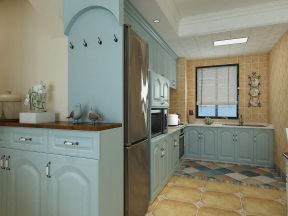 厨房地中海装修效果图 厨房整体橱柜颜色
