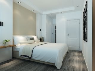 2023简约现代卧室木地板设计装修效果图