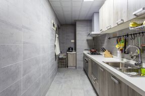 2023现代美式厨房墙砖装修效果贴图