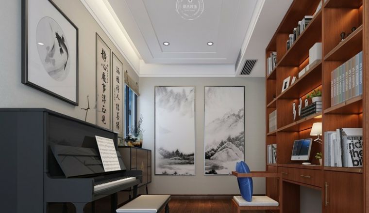 城建仁山智水花园175平复式中式装修案例