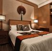 东南亚风格卧室床台灯装饰案例