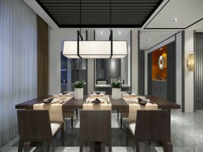东南亚风格餐厅餐桌装饰案例赏析2023