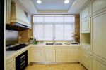 复式住宅厨房实木橱柜设计案例