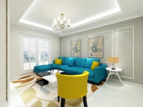 简约现代客厅 客厅沙发颜色图片