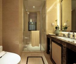 家装卫生间淋浴房整体设计效果图
