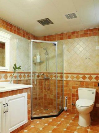 2023家装卫生间淋浴房干湿分离设计