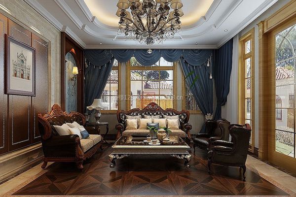 欧式古典客厅设计