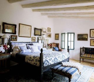 复古地中海风格别墅卧室装修图片