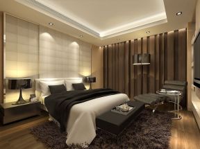 港式风格装潢 2020卧室床头背景墙装修设计